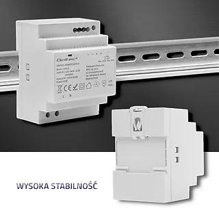 Qoltec Zasilacz na szynę DIN 92W | 24V | 3.83A | Szary