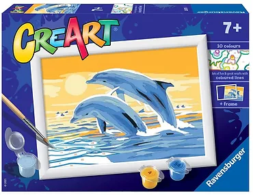 Ravensburger Polska Malowanka CreArt dla dzecki Delfiny