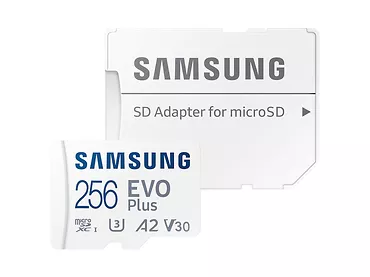 Karta pamięci Samsung MB-MC256KA/EU EVO+ mSD +Adapter