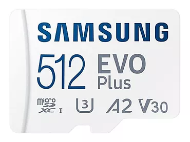 Karta pamięci Samsung MB-MC512KA/EU EVO+ mSD +Adapter