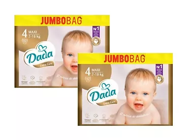 Pieluszki Dada Extra Care 4 MAXI 2x 82szt 7-18 kg