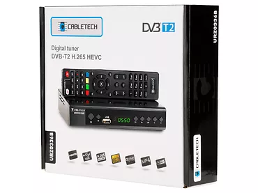 Tuner DVB-T2 HEVC H.265 Cabletech
