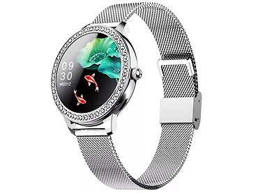 Smartwatch Garett Women Victoria Srebrny stalowy