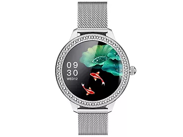 Smartwatch Garett Women Victoria Srebrny stalowy