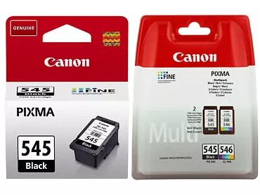 Tusz Wkład Canon 2x PG-545 1x CL-546 Czarny+ Kolor oryginalny 8287B001 + 8287B005