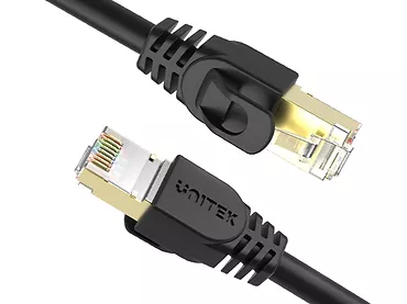 Patchcord kabel sieciowy Unitek kat.7 15.0M SSTP czarny