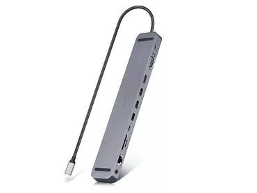 Replikator portów 11w1  REAL-EL CQ-1000 USB C