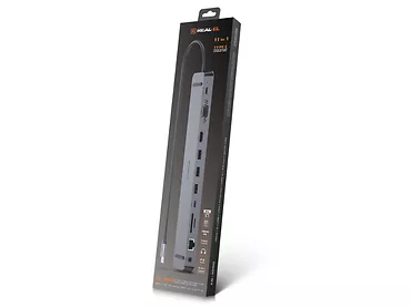 Replikator portów 11w1  REAL-EL CQ-1000 USB C