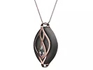 Smart Naszyjnik BELLABEAT Leaf Crystal Rose Gold Edition