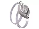 Smart Naszyjnik BELLABEAT Leaf Crystal Silver Edition