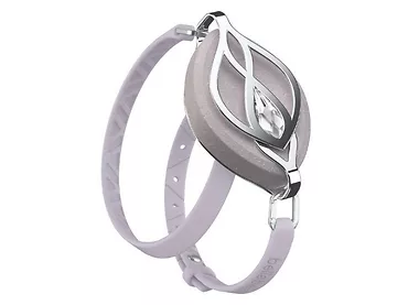 Smart Naszyjnik BELLABEAT Leaf Crystal Silver Edition