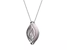 Smart Naszyjnik BELLABEAT Leaf Crystal Silver Edition