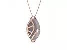 Smart Naszyjnik BELLABEAT Leaf Urban Gray Rose Edition