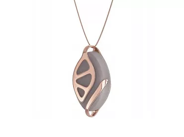 Smart Naszyjnik BELLABEAT Leaf Urban Gray Rose Edition