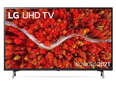 Telewizor LG 43” UHD 4K 2021 AI TV ze sztuczną inteligencją, DVB-T2