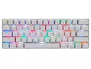 Klawiatura gamingowa mechaniczna Motospeed CK62 RGB Outemu Blue (biała)
