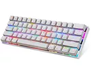 Klawiatura gamingowa mechaniczna Motospeed CK62 RGB Outemu Blue (biała)