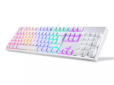 Klawiatura mechaniczna Motospeed CK107 (biała) Outemu Blue