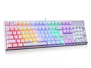 Klawiatura mechaniczna Motospeed CK107 (biała) Outemu Red