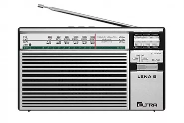 Eltra Radio LENA 5 USB Srebrne