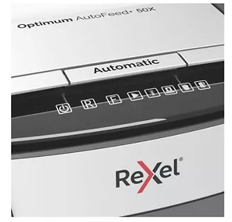 Rexel Niszczarka Optimum AutoFeed +50X (P-4, 50 kartek (auto), kosz 20L)