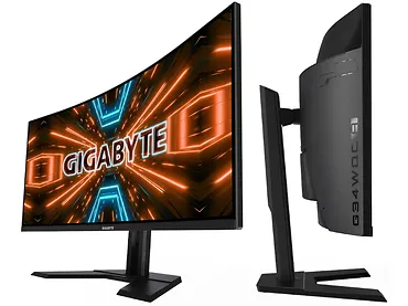 Gigabyte Monitor 34 cali G34WQC A-EK 1ms/QHD/HDMI/12mln:1/USB