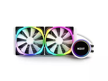 NZXT Chłodzenie wodne Kraken X63 white 280mm RGB podświetlane wentylatory i pompa