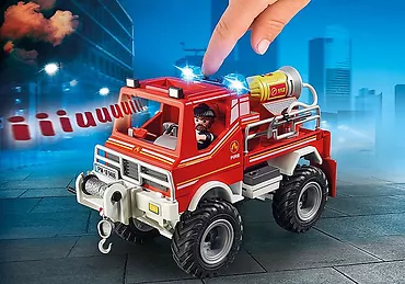 Playmobil Zestaw z figurkami City Action 9466 Terenowy wóz strażacki