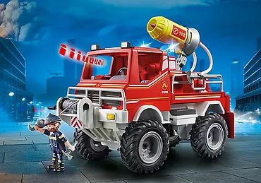 Playmobil Zestaw z figurkami City Action 9466 Terenowy wóz strażacki