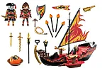 Playmobil Zestaw z figurkami Novelmore 70641 Statek ognia Wojownik&oacute;w Burnham