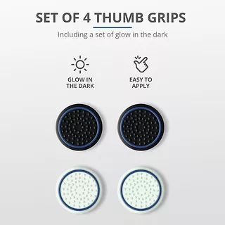 Trust Zestaw nakładek GXT266 4 pak Thumb Grips PS5