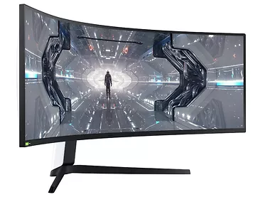 Samsung Monitor 49 cali LC49G95TSSRXEN VA 5120x1440 DQHD 32:9 super szeroki 1xHDMI/2xDP 1 ms (GTG) zakrzywiony 240Hz Gaming