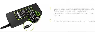 Green Cell Zasilacz PRO 19V 3.42A 65W do Acer S7 S7-392