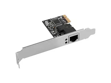 LANBERG Karta sieciowa PCI-E 1X RJ45 1GB RTL8111C śledź low profile