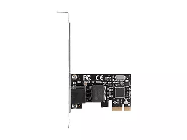 LANBERG Karta sieciowa PCI-E 1X RJ45 1GB RTL8111C śledź low profile