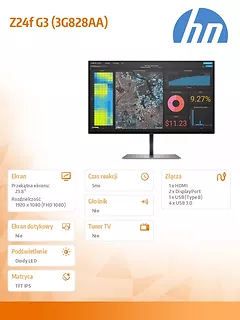 HP Inc. Monitor Z24f G3 FHD Display  3G828AA