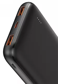 AUKEY PB-N73S ultraszybki Power Bank | 10000 mAh | 4xUSB | Quick Charge 3.0 | Power Delivery 3.0 | 18W | LED | kabel USB-C