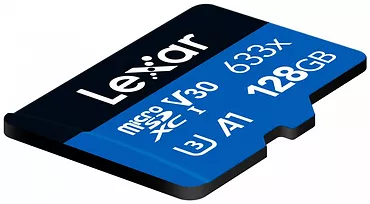 Lexar Karta pamięci microSDXC 128GB 633x 100/45MB/s CL10 adapter