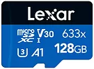 Lexar Karta pamięci microSDXC 128GB 633x 100/45MB/s CL10 adapter