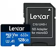 Lexar Karta pamięci microSDXC 128GB 633x 100/45MB/s CL10 adapter