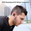 AUKEY EP-T10 True Wireless TWS słuchawki bezprzewodowe Bluetooth 5 | wodoodporne IPX5 | dotykowe | 28h pracy | 10mm przetwornik | ładowanie bezprzewodowe
