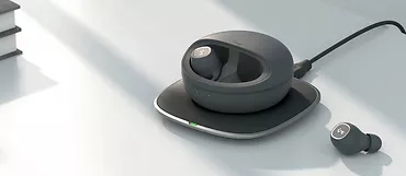 AUKEY EP-T10 True Wireless TWS słuchawki bezprzewodowe Bluetooth 5 | wodoodporne IPX5 | dotykowe | 28h pracy | 10mm przetwornik | ładowanie bezprzewodowe
