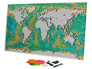 LEGO ART 31203 Mapa świata