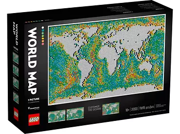 LEGO ART 31203 Mapa świata