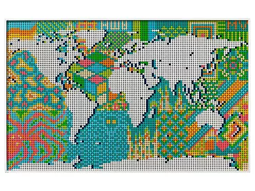 LEGO ART 31203 Mapa świata