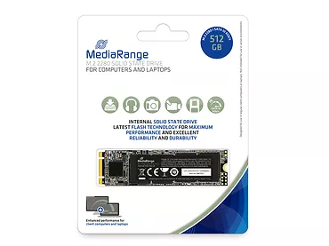 Dysk MediaRange MR1023 M.2 2280 SSD 512GB SATA 6Gb/s