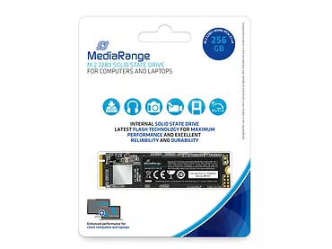 Dysk MediaRange MR1031 M.2 2280 SSD 256GB NVMe PCIe 3.1