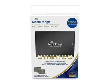 Dysk MediaRange MR1001 SSD 120GB SATA III 6Gb/s 2.5 500/350MB/s