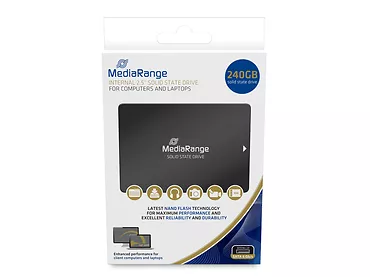 Dysk MediaRange MR1003 SSD 480GB SATA III 6Gb/s 2.5 550/480MB/s