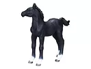 Figurka Hanoverian Foal Black Animal Planet